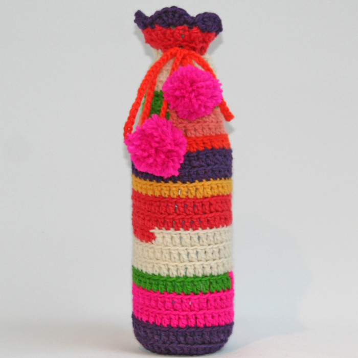strikkedaapen-happyknitting Hekleoppskrift på varmeflaske cover