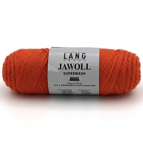 Lang yarns Jawoll superwash 83.0159 oransje.