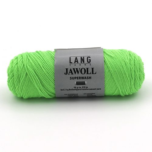 Lang yarns Jawoll superwash 83.0316 neon grønn..
