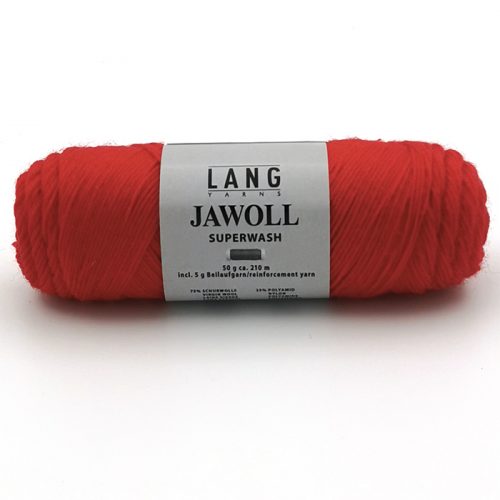 Lang yarns Jawoll superwash 83.0600 rød