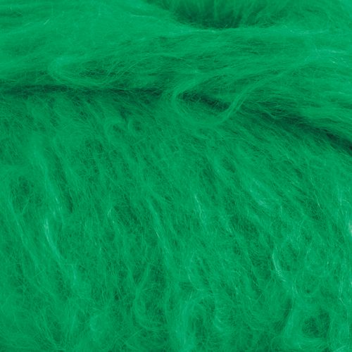 Fnugg garn fra Camilla Pihl. Her i fargen 944 Skarp grønn.