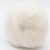 Bildet viser et utsnitt av et strikkegarn i kidsilk mohair fra Kremke Silky kid. Her i fargen 002 natural white.