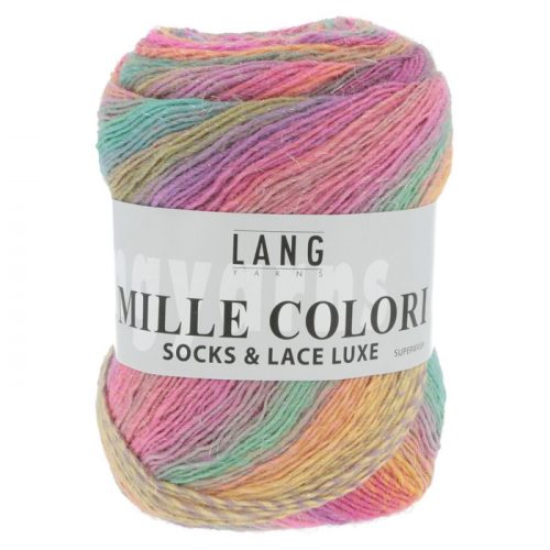 Mille Colori socks lace lux fra Lang yarns i fargen 53
